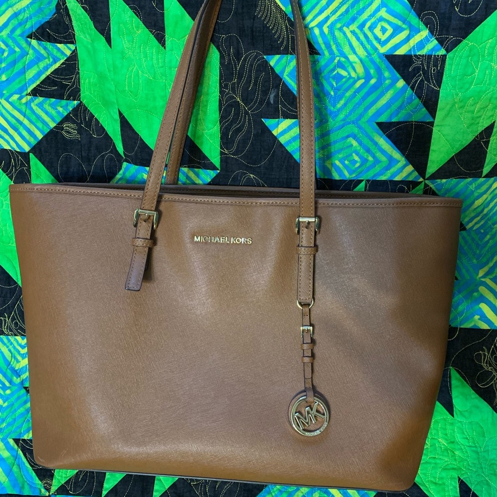 Michael Kors large jet set tote